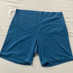 Lululemon Align Short Aqua Blue 6 inch Size 12
